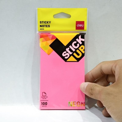 Giấy Nhắn 3X5 Deli - A02502 - Màu Hồng