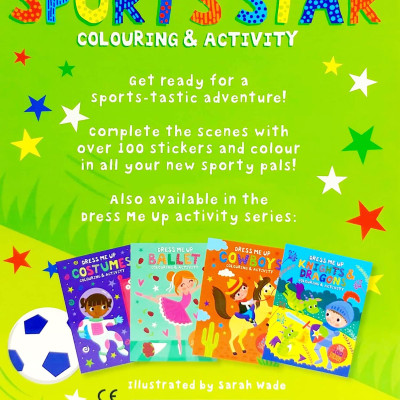 Dress Me Up: Sports Star - Colouring & Activity