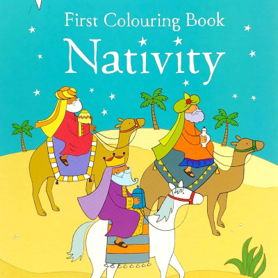 First Colouring Book Nativity