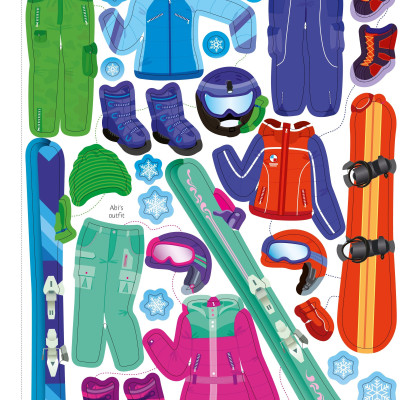 Sticker Dolly Dressing Winter Wonderland