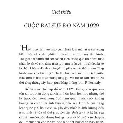 Sách - Cách Dự Báo Và Vượt Qua Khủng Hoảng Kinh Tế Trong Tương Lai - Đại Địa Chấn Kinh Tế - The Great Crashes
