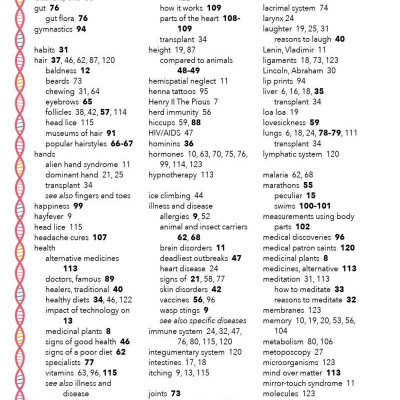 Lists For Curious Kids: Human Body: 205 Fun, Fascinating And Fact-Filled Lists