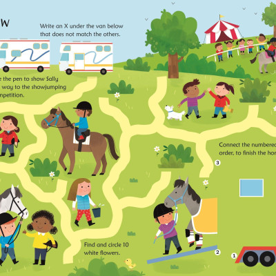 Wipe-Clean Horse And Pony Activities
