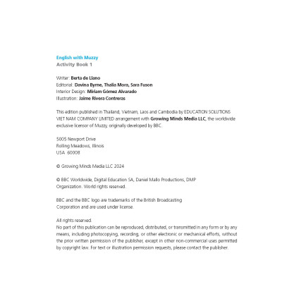 English With Muzzy Level 1 Activity Book