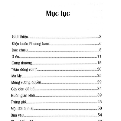 Điệu Buồn Phương Nam - Tản Văn