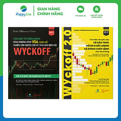 Bộ sách giao dịch theo Wyckoff - Làm giàu từ chứng khoán bằng phương pháp VSA chính gốc - Happy Live