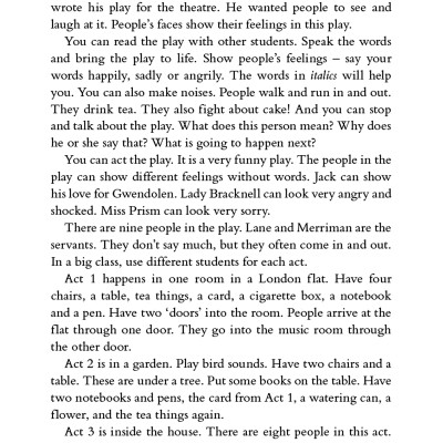 The Importance of Being Earne