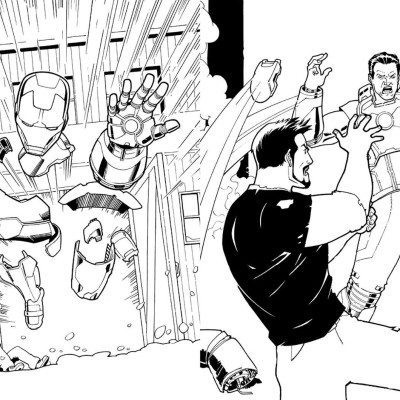 Marvel Super Hero Colouring