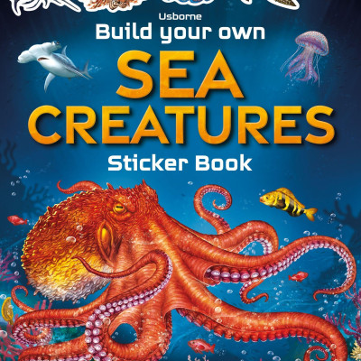 Build Your Own Sea Creatures Sticker Book