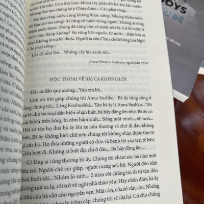 BỘ BA TÁC PHẨM CỦA SVETLANA ALEXIEVICH - NOBEL VĂN CHƯƠNG 2015