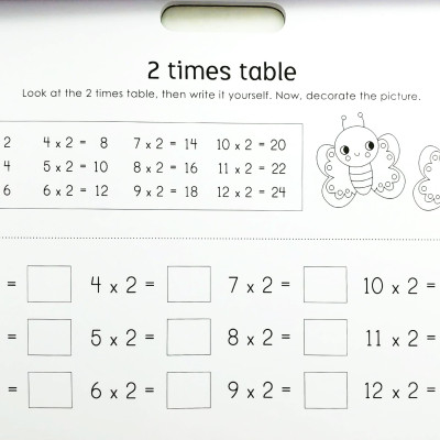 Little Genius: Times Table Fun Educational Activity Book