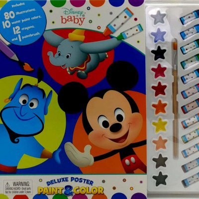 Disney Baby Deluxe Poster Paint & Color