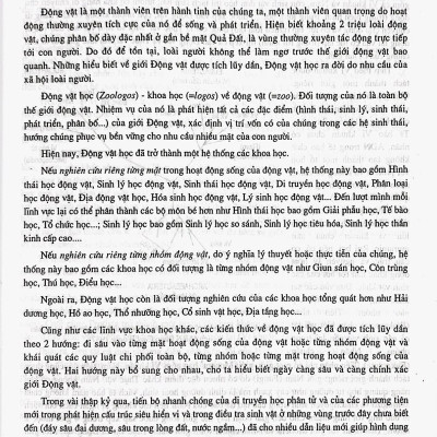 Combo Động Vật Học Không Xương Sống + Động Vật Học Có Xương Sống