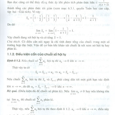 Toán Học Cao Cấp - Tập 3: Chuỗi Và Phương Trình Vi Phân