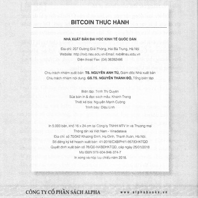 Mastering Bitcoin - Bitcoin Thực Hành: Những Khái Niệm Cơ Bản Và Cách Sử Dụng Đúng Đồng Tiền Mã Hóa