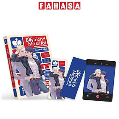 Sách - Boyfriend Material - Bạn Trai Hoàn Hảo - Bản Đặc Biệt - Tặng Kèm Bookmark + Clear Card Selfie
