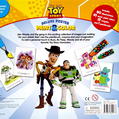Disney Toy Story 4 Deluxe Poster Paint & Color