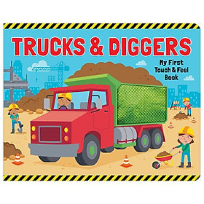 My First Touch & Feel Board Book - Trucks & Diggers
