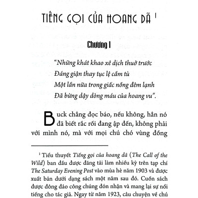 Tiếng Gọi Của Hoang Dã