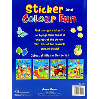 Sticker & colour fun_ Dinosaurs