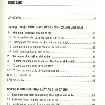Sách - Giáo trình Pháp luật an sinh xã hội (Tái bản lần thứ nhất)
