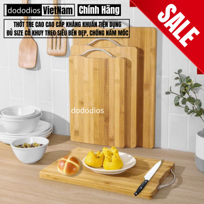[LOẠI TUYỂN CHỌN XỊN] Thớt Tre Cao Cấp kích thước 30cmx20cm và 24cmx34cm dày 2cm An toàn vệ sinh - Chính hãng dododios