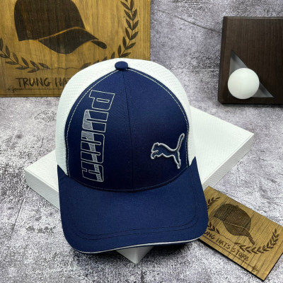 Nón kết, mũ lưỡi trai Pu.ma vải dù phối lưới form chuẩn thời trang cao cấp