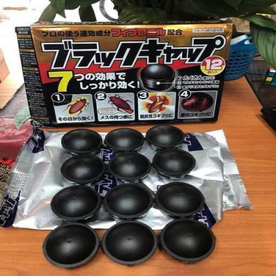 Viên Diệt Gián Sinh Học Nhật Bản (12 viên) Không Gây Độc Hại - Thuốc Đuổi Gián Tiện Lợi, Hiệu Quả Nhang