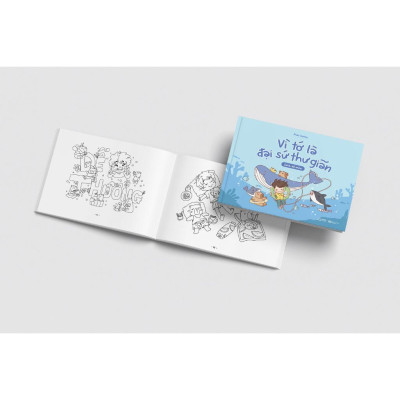 Sách Tô Màu - Vì Tớ Là Đại Sứ Thư Giãn - AZ Việt Nam