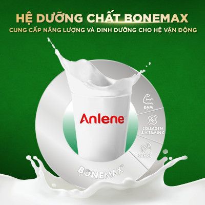 Combo 3 Sữa Bột Anlene Hương Vanilla (Hộp giấy 1200g)