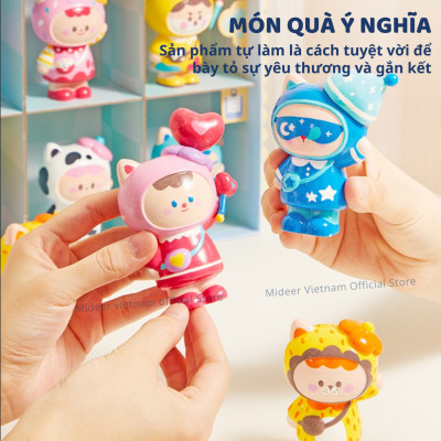 Tô tượng thạch cao mini DIY tự làm cho bé Mideer Plaster Artisan Art Kit