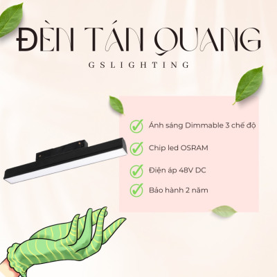 Đèn Ray Nam Châm Tán Quang GSNCTQ Công suất 20W