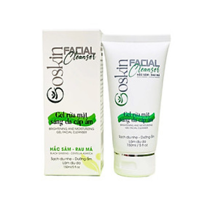 Gel Rửa Mặt Sáng Da Cấp Ẩm 150ml Goskin