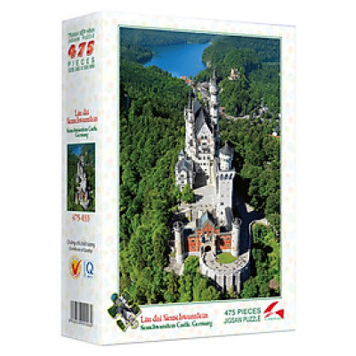 Tranh xếp Hình Tia Sáng Lâu Đài Neuschwanstein (475 Mảnh Ghép)