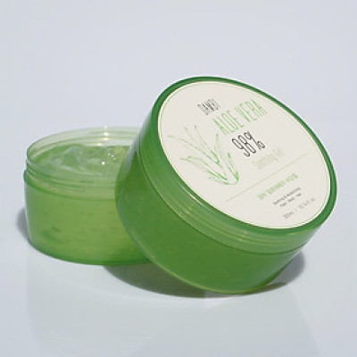 Gel lô hội Dambi 98% làm dịu da sau khi đi nắng, chính hãng Hàn Quốc 300ml(Aloe Gel)