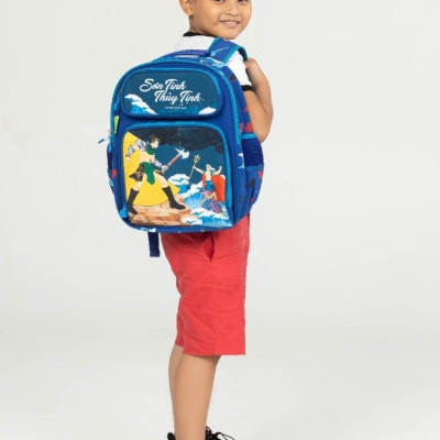 Ba Lô C1 Fairy Tale - Sơn Tinh Thủy Tinh B-12-096 - Xanh Đậm