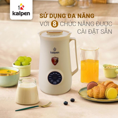 Máy Xay Nấu Đa Năng-Máy Làm Sữa Hạt Cao Cấp Model H1-H2 600ml-750W Hàng Chính Hãng KALPEN-GIA DỤNG ĐỨC Bảo Hành 2 Năm