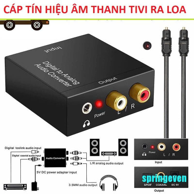 Khuôn giò Bộ Chuyển Đổi Âm Thanh Quang Học Tivi Ra Loa Amply Cao Cấp – Chất Âm To Rõ, Loại Tốt Nhất