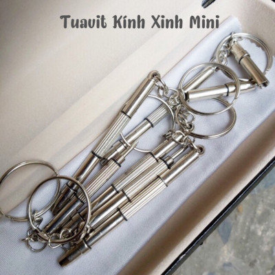Kính xinh, Kính râm, Kính mát Mắt tròn trắng thời trang + tặng Tuavit Kính Xinh mini