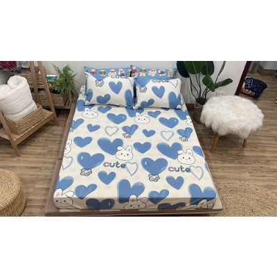 Set Ga Gối 3 món gồm: 1 Ga 2 Vỏ gối Đầu Thương Hiệu DULCETT ( đủ size 1m6 1m8 2m2)