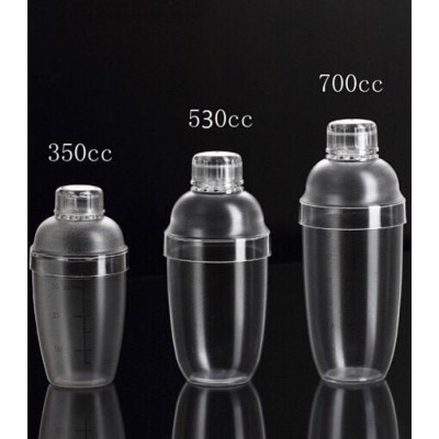 Bình Lắc Pha Chế Cocktail, Trà Sữa bằng nhựa ( Bình Lắc-Shaker Có Vạch Đo Định Lượng Dõ Nét)