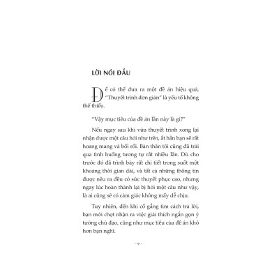 Trình Bày Thuyết Phục, Kế Hoạch Rõ Ràng, Kết Quả Thực Tế