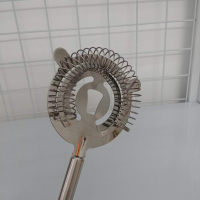 Combo shaker inox 2 mảnh Cocktail Boston và dụng cụ chặn đá inox