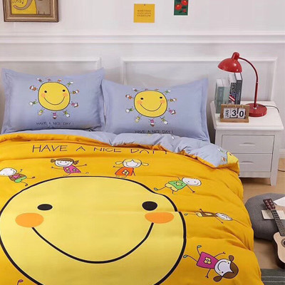 Bộ drap và vỏ chăn cotton Classic Kid VCK2024 ( 4 món )