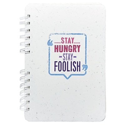 Sổ Tay Bìa Cứng: Stay Hungry Stay Foolish