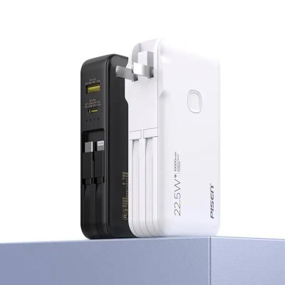 Sạc Dự Phòng Pisen Quick - High Power Box 22.5W 10000mAh - Màu Trắng