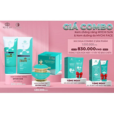 kem mychi face + kem chống nắng Mychi sun