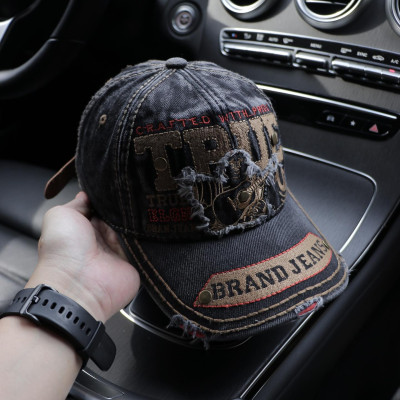 Nón kết, mũ lưỡi trai Ông Địa đàn 79 phối vải jeans form đẹp thời trang đường phố