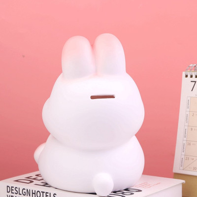 Ống Tiết Kiệm Trang Trí Hoạt Hình Thỏ Ăn Cà Rốt Quà Tặng_ Hàng chính hãng