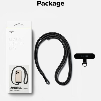Dây đeo RINGKE Holder Link Flow Shoulder Strap Y-Type - Hàng Chính Hãng